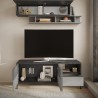 TV-bänk modern design 2 dörrar 1 låda 156x40x64cm vardagsrum Saban Modell