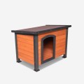 Hundkojan Kody av trä för medelstora hundar för utomhusbruk i trädgården 85x60x60 Kampanj
