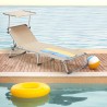 Solsäng Strand Hav i Aluminium Fällbar California 