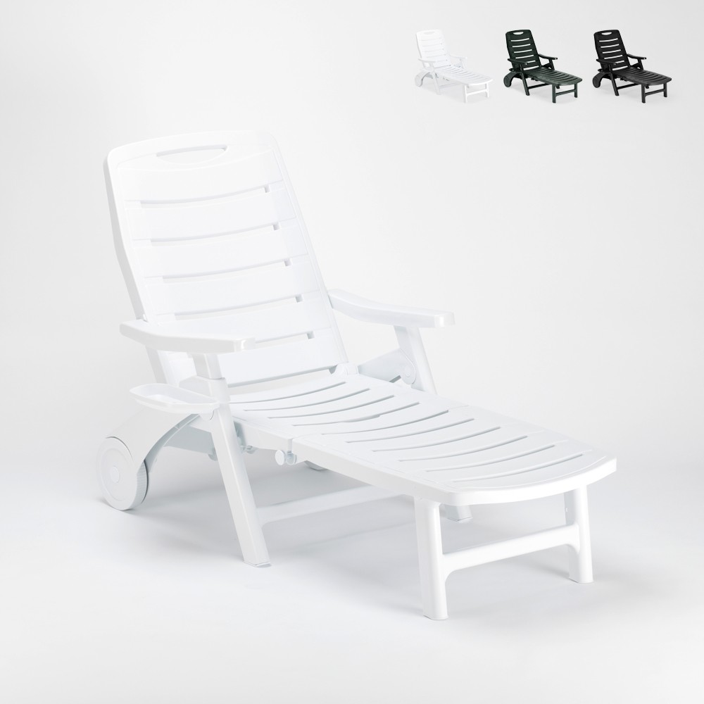 Fällbar Solsäng i Plast för Pool och Strand Premiere Grand Soleil