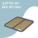 LAMONTHE Dubbelsäng med förvaring 160x200 Vit ek Katalog