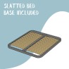 LAMONTHE Dubbelsäng med förvaring 160x200 Vit ek Katalog