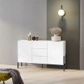 Kinsha Modern skänk för kök och matsal Vit 2 dörrar 3 lådor Kampanj