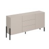 Sibel Modern beige skänk för kök och vardagsrum 3 lådor 2 dörrar 184x40x89 cm Försäljning