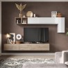 Vägghängt TV-Möbelset TV-bänk i trä Modern Design Infinity 41 Kampanj