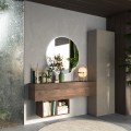 Infinity 62 Modern vägghängd entrémöbel i trä med skåpdörr  Kampanj