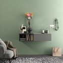 Hallmöbel förvaring modern design grå vit blank Infinity 56 Erbjudande