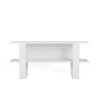 Cornelia Modern, vit TV-bänk eller hallmöbel 120x35x55 cm Erbjudande