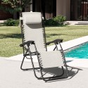2 fällbara solstolar däckstolar i flera lägen trädgård strand Zero Gravity Emily Katalog