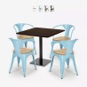 set horeca 90x90cm bord 4 stolar bar restaurang dunmore Försäljning