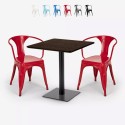 set 2 stolar bord horeca 70x70cm barer restauranger starter Mått