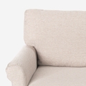 Modern klassisk 2-sits soffa för vardagsrum och vardagsrum i tyg Epoque Modell