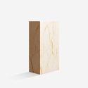 Soffbord med modern design i marmoreffekt 90x50x28cm Mahner Erbjudande