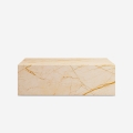 Soffbord med modern design i marmoreffekt 90x50x28cm Mahner Kampanj