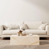 Soffbord med modern design i marmoreffekt 90x50x28cm Mahner Försäljning
