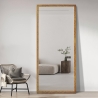 REKTOR Vertikal vägg-/golvspegel 180x80 cm med guldpläterad ram Rea