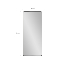 ARSEN-S Vägg-/golvspegel i silver 180x80 cm Katalog