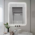 VINDUR L Bakgrundsbelyst badrumsspegel med anti-fog-funktion 60x80 cm Rea