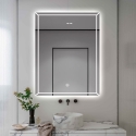VINDUR XL Bakgrundsbelyst badrumsspegel med anti-fog-funktion 70x90 cm Kampanj