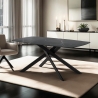 Modernt matbord 180x90cm design med marmoreffekt Tijuana Försäljning