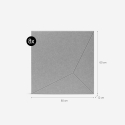 KLANK-V 8 ljudabsorberande, dekorativa paneler 60x60cm Gröna Katalog