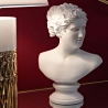 Klassisk dekorativ byst i polyresin 34 cm Woman Försäljning