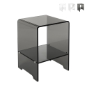 ACCANTO Nattduksbord i transparent plexiglas Kampanj