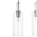 TIN Modern taklampa med 3 genomskinliga lampor 110 cm Rea