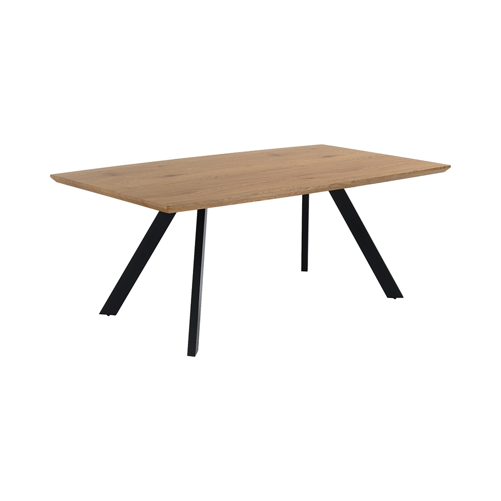 TORRANCE Modernt matbord 160x90 cm i trä för 8 personer Kampanj