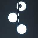 Modern golvlampa med 3 justerbara lampskärmar h160 cm Roebuck Rea