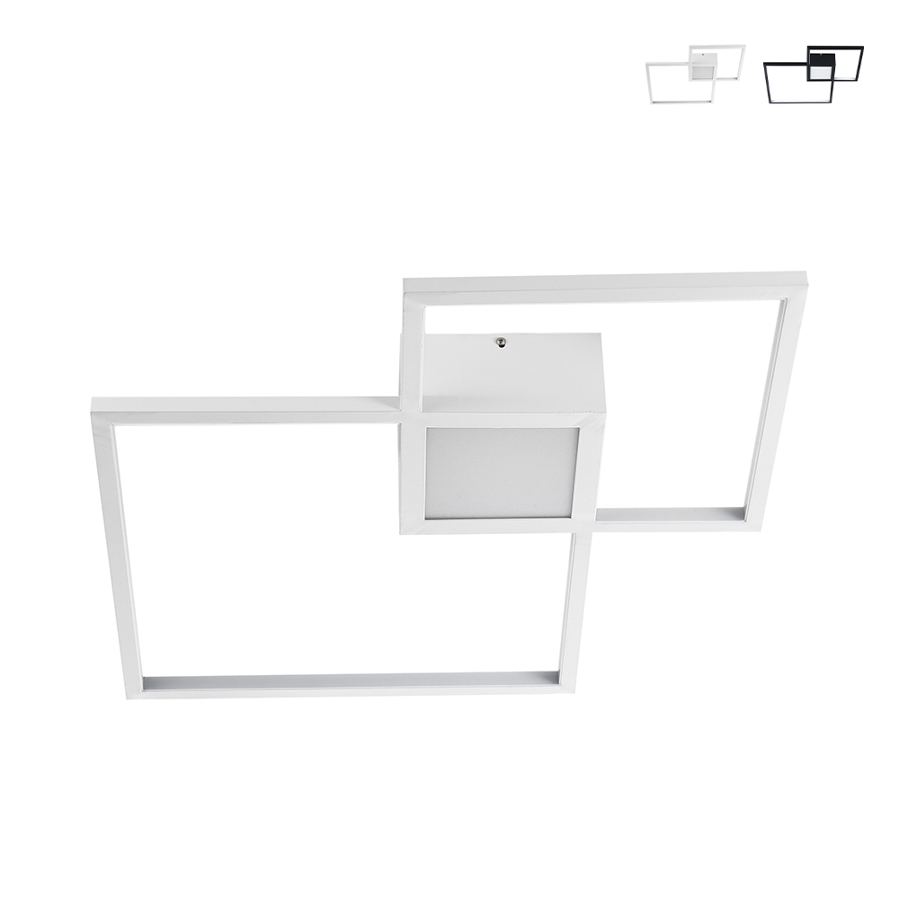 RHOS Geometrisk LED-vägglampa i modern design Bestånd