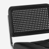 ERYS LUX Wienerstol i konstläder med modern cantilever-design Försäljning