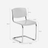 ERYS LIGHT Cantilever-stol i modern design för matrum, kök eller kontor Kostnad