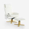MYRON Ergonomisk massage- och relaxfåtölj med värme och fotstöd Egenskaper