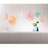 LED-pendellampa Ø30cm med dekorerat glas Jokey S Val