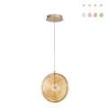 LED-pendellampa Ø30cm med dekorerat glas Jokey S Kampanj