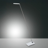 Pampada LED-golvlampa i modern design av metall med vit bas Niki Kampanj