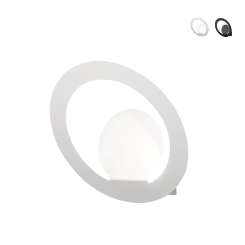 Vägglampa av LED-design i metall med dimmer Hector Kampanj