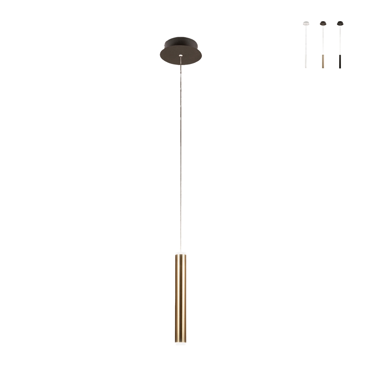 Modern LED-hänglampa med rörformig diffusor Prado-C Kampanj