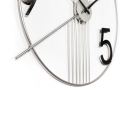 Väggklocka med modern minimalistisk design 65x60cm metall Rondo Erbjudande
