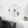 Väggklocka med modern minimalistisk design 65x60cm metall Rondo Försäljning