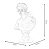 Modern neoklassisk dekorativ byst i resin Snark-X Katalog
