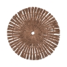 Set med 6 runda bordstabletter i flätad stråeffekt Ø38cm Nature Rea