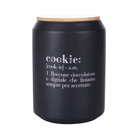 Svart kakburk med bambulock 1,6L Victionary G Kampanj