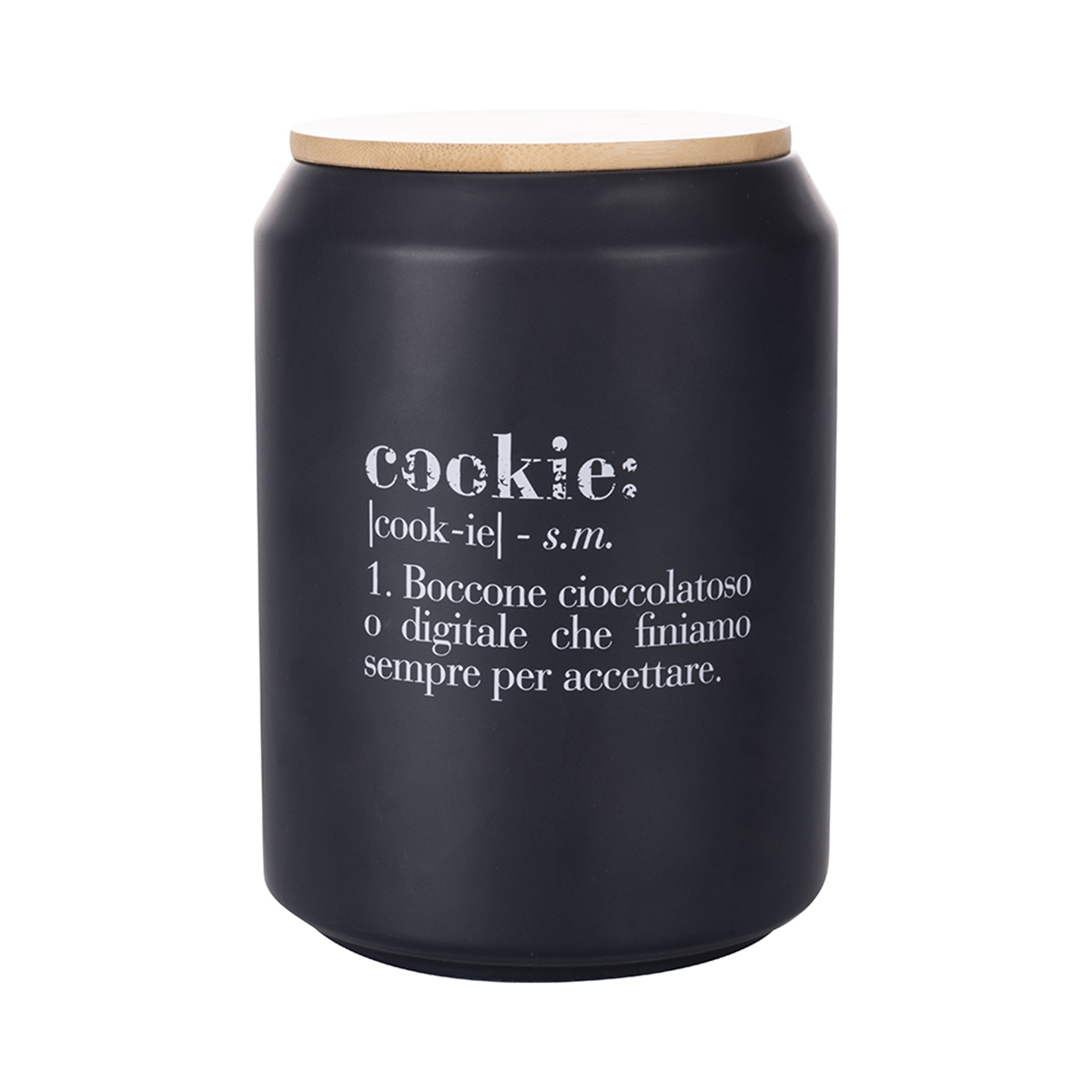Svart kakburk med bambulock 1,6L Victionary G Kampanj