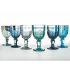 Set med 6 glas 265ml i glas med arabiskt mönster Syrah Mått