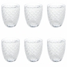 Set med 6 vattenglas 325ml i transparent glas Castle Kampanj