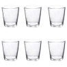 Set med 6 transparenta dricksglas i munblåst glas 300 ml Cancun Kampanj