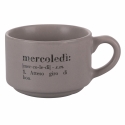 Set med 6 espressokoppar i porslin 90 ml med ställ Victionary Week Rea