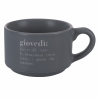 Set med 6 espressokoppar i porslin 90 ml med ställ Victionary Week Rabatter